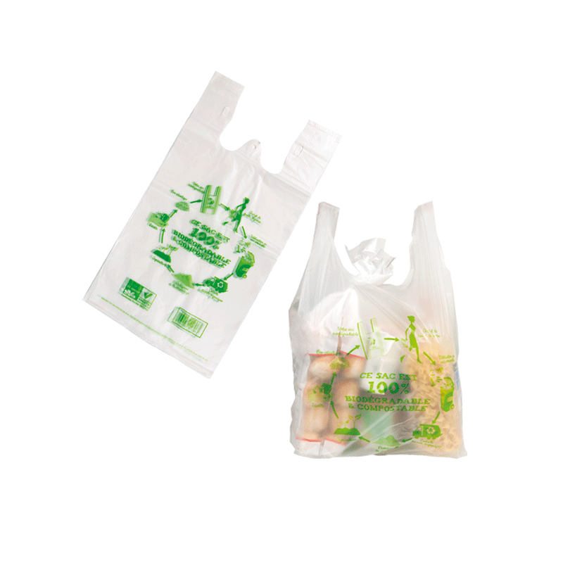 Sac  biodegradable en plastique